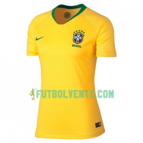 Camiseta de fútbol Brasil Mujer 1ª equipación Mundial 2018